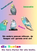 Wahlplakat die Bunten